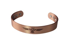 Pure Solid Copper Magnetic Bracelet - Arthritis Pain Therapy Cuff - Thunderbird
