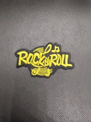 Rock N Roll Embroidered Iron/Sew On Patch. Heavy Music Alternative (H6) - Image 1 of 3