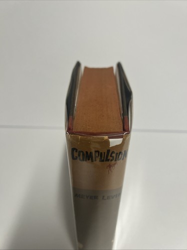 Compulsion Meyer Levin 1956 Hardcover 1st Edition 8th Printing Orson Welles Film - Picture 13 of 14