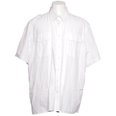 Olymp, Kurzarmhemd, Größe: 48, PILOT, Weiß, Baumwolle/Polyester, Einfarbig #DIG