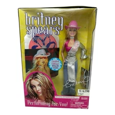 BRITNEY SPEARS VINTAGE 2001 COWGIRL DOLL FROM "OOPS I DID IT AGAIN" TOUR