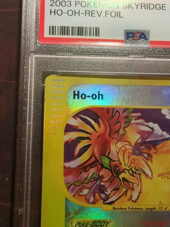 2003 POKEMON SKYRIDGE #149 HO-OH-REVERSE FOIL PSA 2 - Image 2 of 4