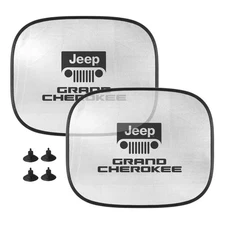 Jeep Grand Cherokee Car Side Window Mesh Sun Shades, 2 Pack