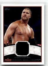 WWE Michael McGillicutty 2012 Topps Authentic Event Worn Shirt Relic Card Black