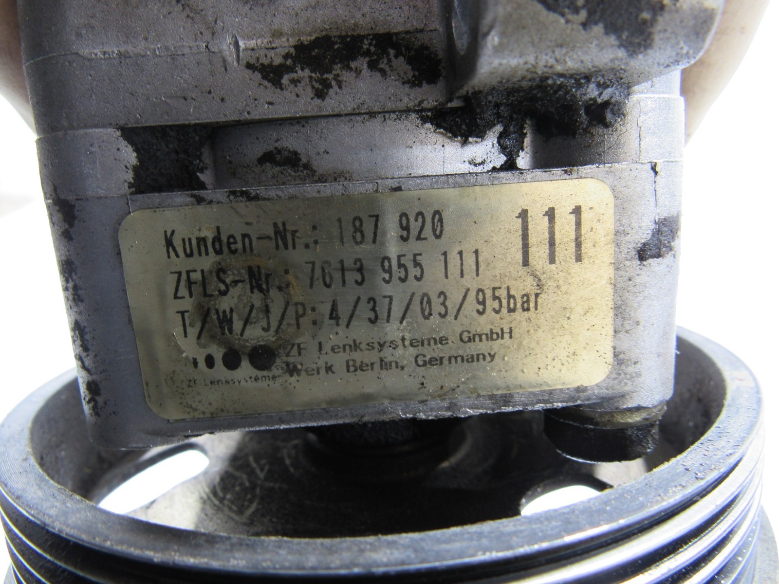 02-06 Maserati Coupe GT 2004 4.2L RWD Power Steering Hydraulic Pump |