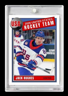 2026 Jack Hughes Future Stars Team USA Hockey Card #86 2026 Olympic Team