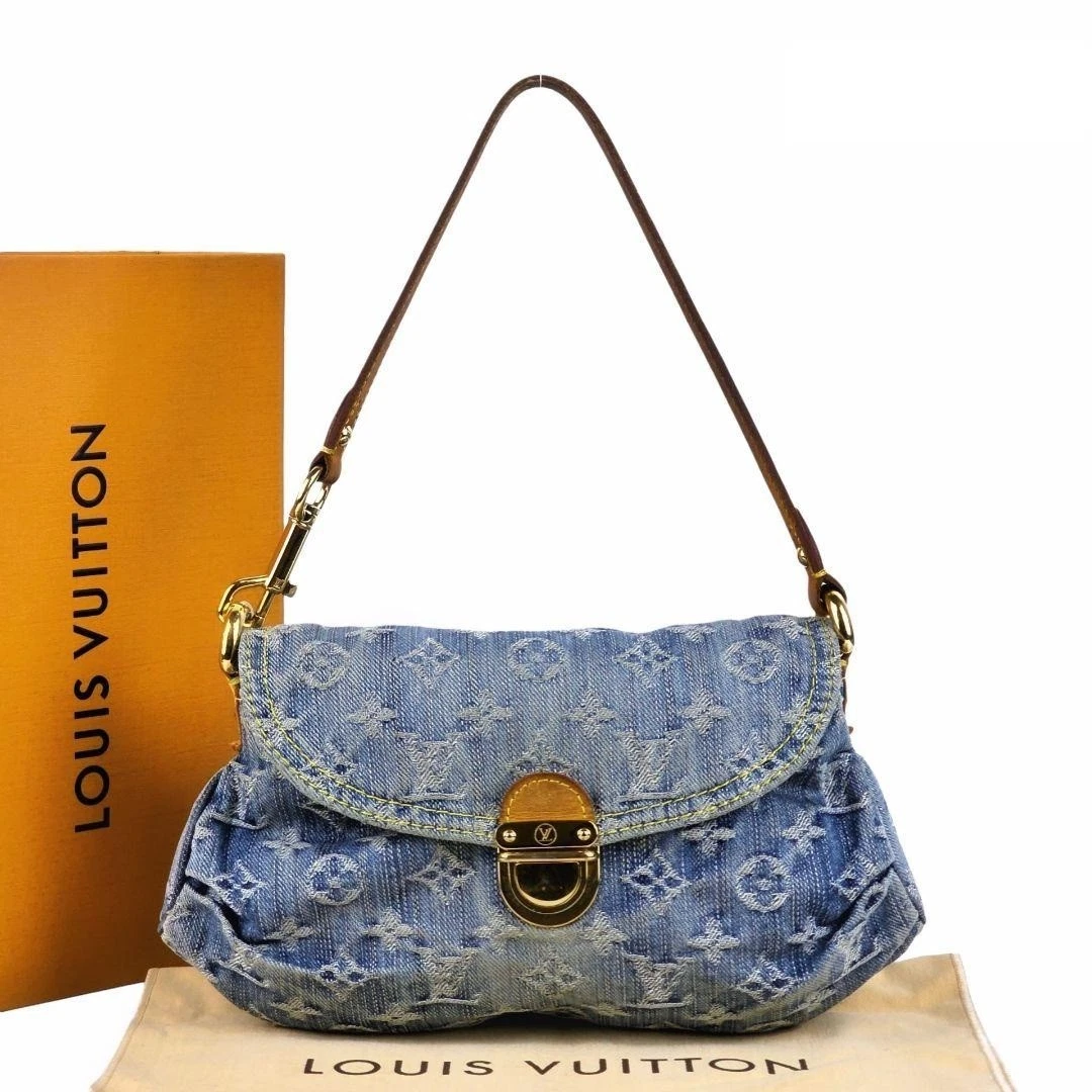 Louis Vuitton Denim Exterior Mini Bags & Handbags for Women for