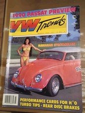 VW Trends Magazine March 1990 Beetle Splitscreen Single Cab Karmann Ghia Passat 