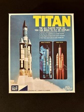 Vintage MPC/Model Products Corp. TITAN IIIC 1/100 Scale Flying Model Rocket 100%
