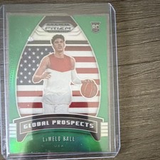 Panini Prizm Draft Picks LaMelo Ball Global Prospects Green Rookie USA #98