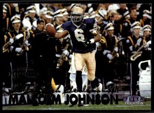 1999 Fleer Tradition Malcolm Johnson Rookie Pittsburgh Steelers #280