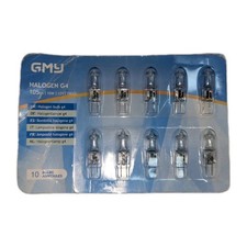 GMY G Type Halogen Bulbs 10W 12V Dimmable Bi-Pin Base Clear Capsule 2800K Warm W