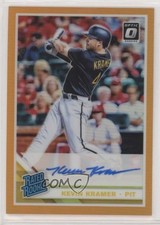2019 Panini Donruss Optic Orange Prizm 91/99 Kevin Kramer #RRS-KK Auto 7m3