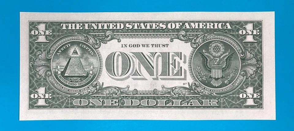 July 23, 1931 (L 07231931 K) BIRTHDAY Note $1 One Dollar Bill *UNC* - Image 3 of 4