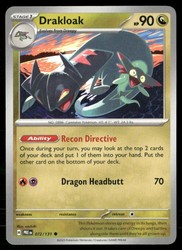 Drakloak 072/131 Prismatic Evolutions Common