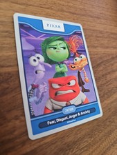 Woolworths Disney Worlds of Wonder 2024 Card 29 Fear Disgust Anger Anxiety
