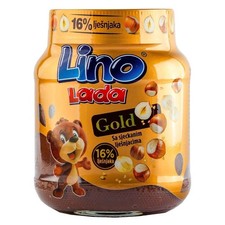 (13,11 EUR/kg) Lino Lada Gold Brotaufstrich 350g Haselnusscreme Kroatien