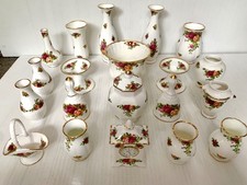 Konvolut Royal Albert Old Country Rosen Ornamente