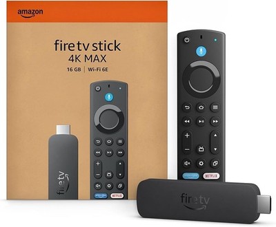 Fire Stick 4K Max streaming device, with AI-powered Fire TV Search,  Wi-Fi...