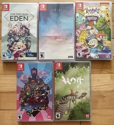 Nintendo Switch Games Used Lot Of 5 Gris, Rugrats, Hover, HOA + More - New