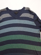 Banana Republic Sweater Jumper Blue Stripe Men's Medium