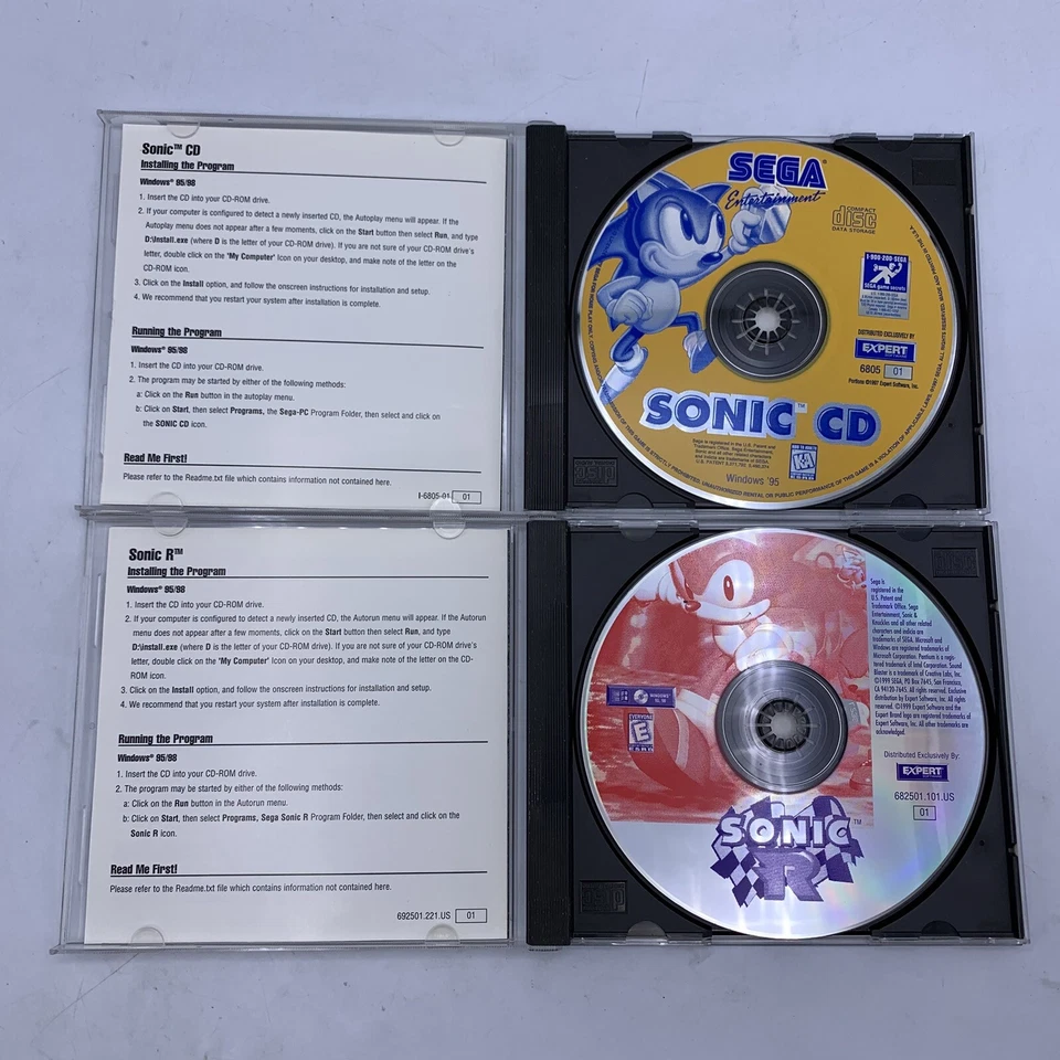 Sega PC Collection: Sonic CD, Sonic R, Sonic & Knuckles (PC Windows 95/98) - Image 4 of 4