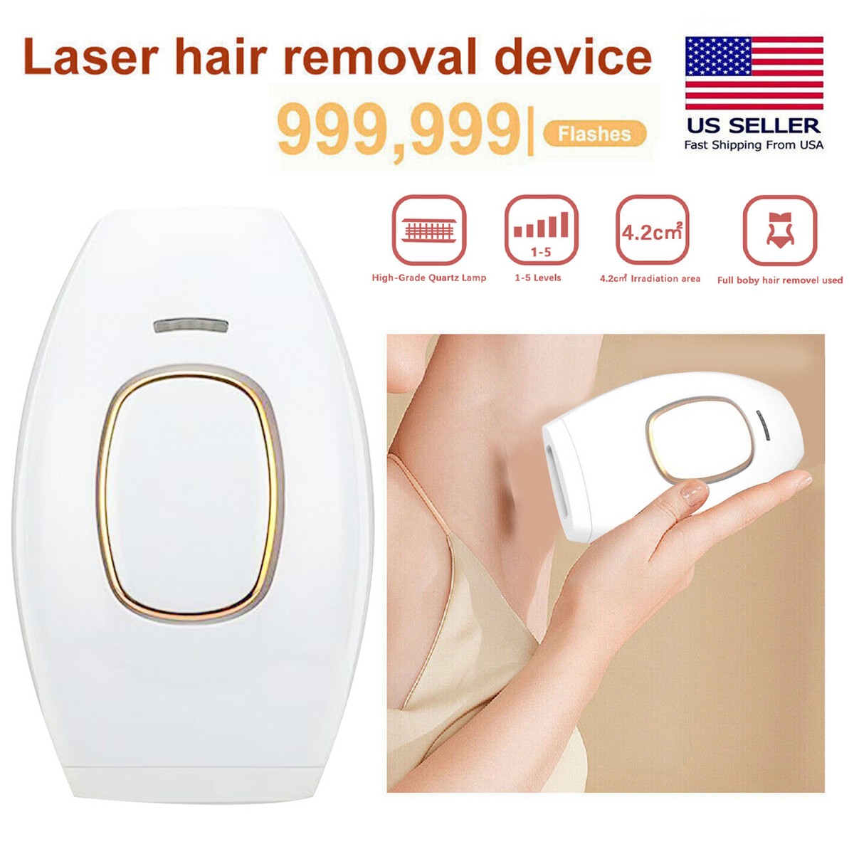 IPL Depilator Laser Hair Removal Amazon.com: OPT Laser Hair Removal For Women And Men, At  main image 3