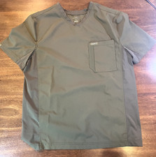 Jaanuu Mens Scrub Top Green - Small