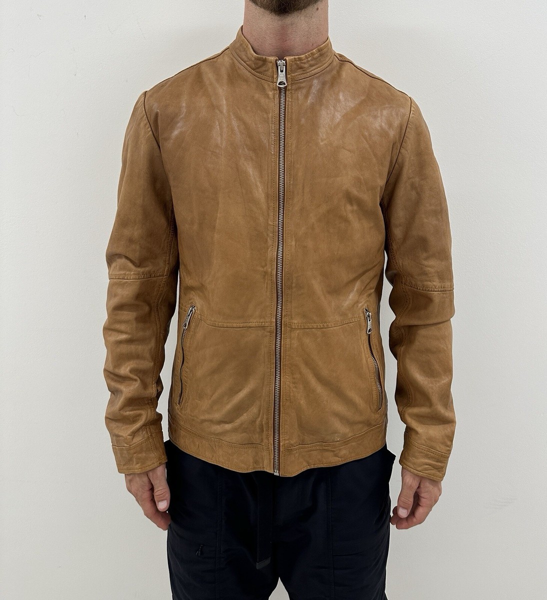 Matinique Leather Jacket Mens size L