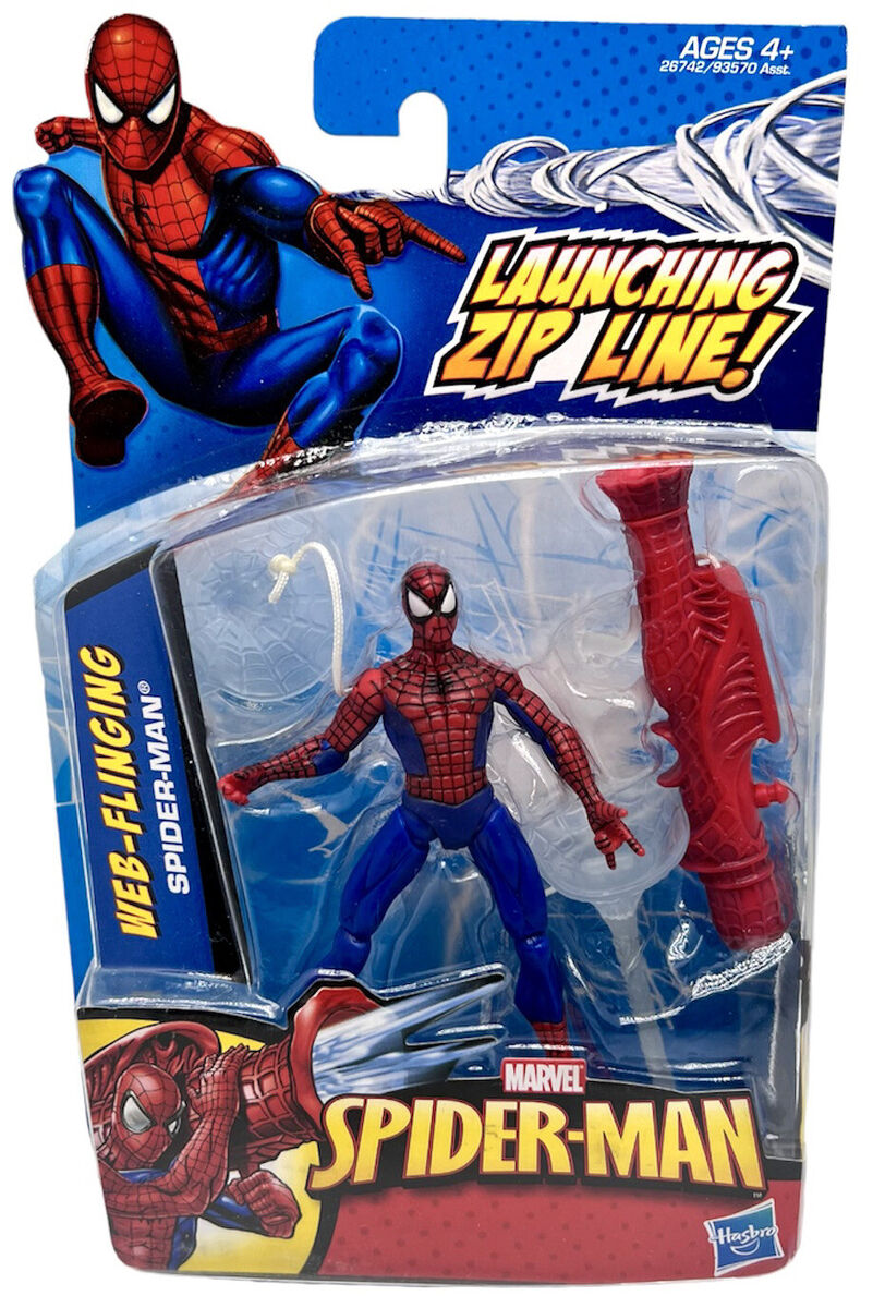 Spider-Man Action Figure Web Flinging SpiderMan Launching Spider-Man Action Figure Web Flinging SpiderMan Launching