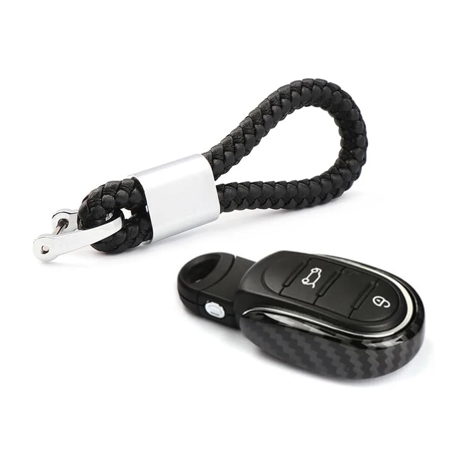 Para 2014-2024 Cooper S JCW F54 F55 F56 F57 F60 Coche Llavero Estuche Cubierta Llavero Foto 2 de 2