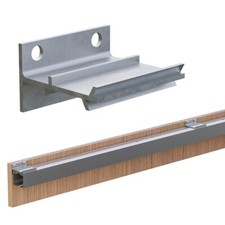 Wooden Cover Fixing Brackets For Hercules Sliding Door Track Kit