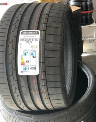 2X NEW CAR/SUV CONTINENTAL SPORT 6 305/25/21 305 25 ZR21 XL 98Y