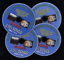 OVER 2,000 ACCORDION SHEET MUSIC COMPOSITIONS - ON 4 DVDs - GIANT COLLECTION