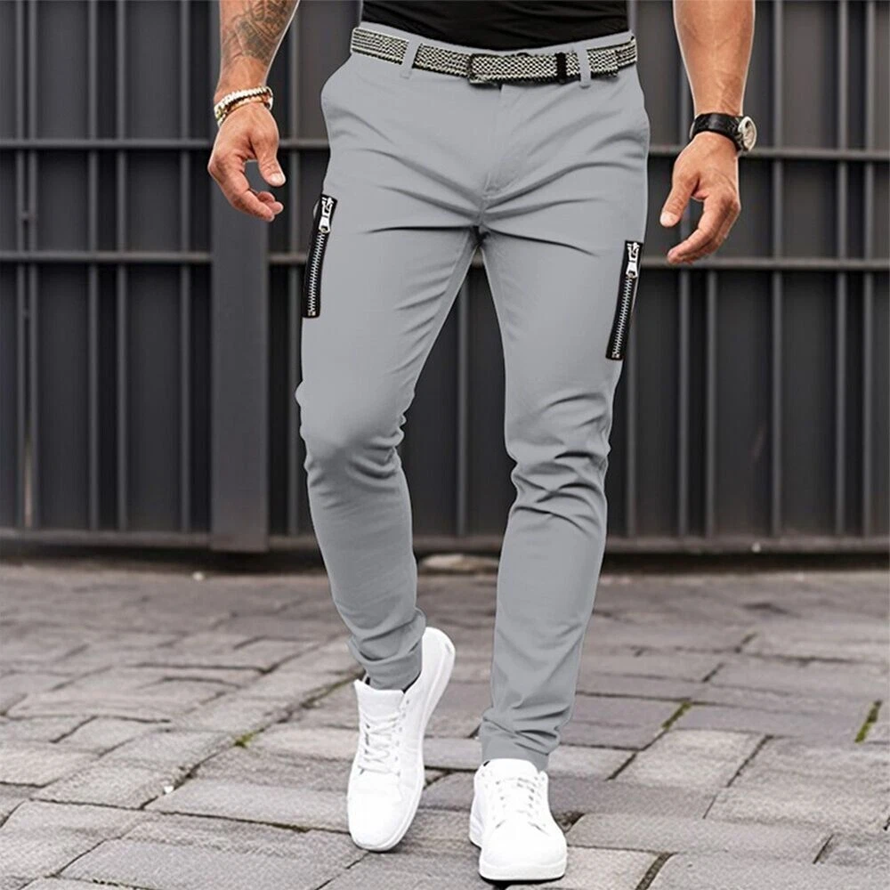 Mens slim sale fit cargo jeans