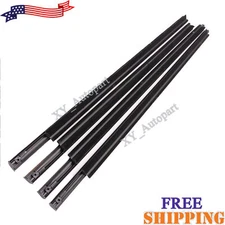 4PCS Left Right Front Rear Door Outer Belt Weatherstrip For Dodge Ram 1500-5500