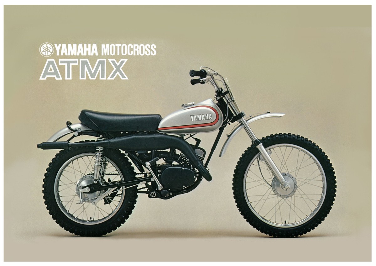 YAMAHA Poster ATMX AT3 Based MX125 1972 1973 VMX Superb Suitable