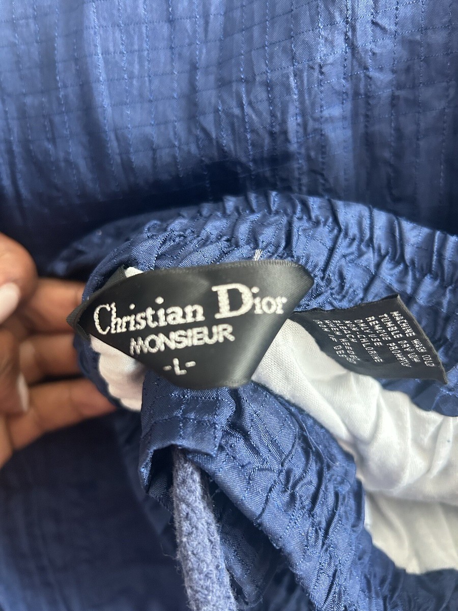 90’s Christian Dior MONSIEUR スラックス Vintage 90s Christian Dior Monsieur Green Track Pants..size 34-38