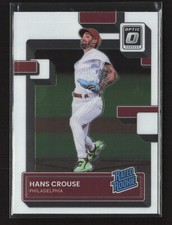 2022 Donruss Optic Rated Rookie Hans Crouse RC #67 Philadelphia Phillies