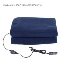 Car Heating Blanket Electric Heated Blanket Mat Cigarette Lighter Plug Winter
