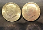 1968 D 1969 D Silver Kennedy Half Dollar 2 Coin Set