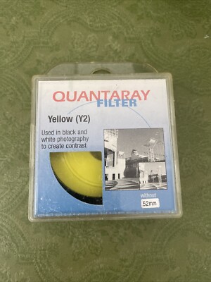 52mm Quantaray Filter Yellow (Y2)