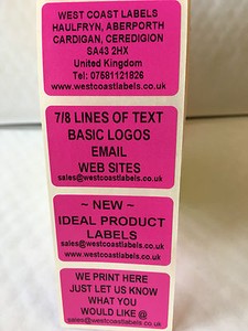 new address sticky labels