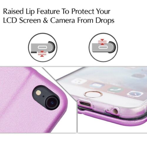 Para iPhone 15 Pro Max 15 Pro 14 Plus 13 12 11 X 7 8 Estuche Abatible Billetera Cubierta Completa - Imagen 11 de 47