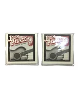 John Pearse Guitar Strings 2 Sets Acoustic Bluegrass #650 Phosphor Bronze