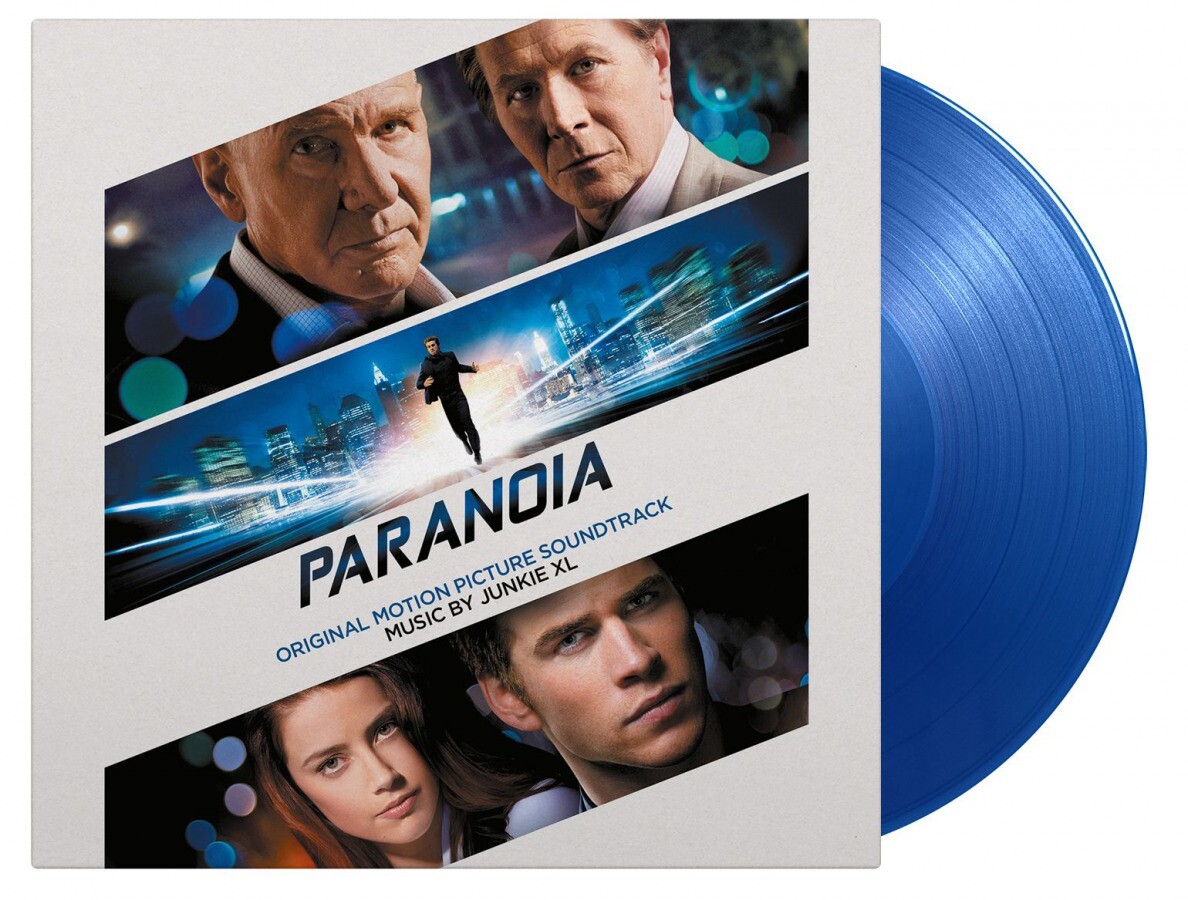 JUNKIE XL - Paranoia Soundtrack 2021 Dutch 180 Gram Blue Vinyl LP New