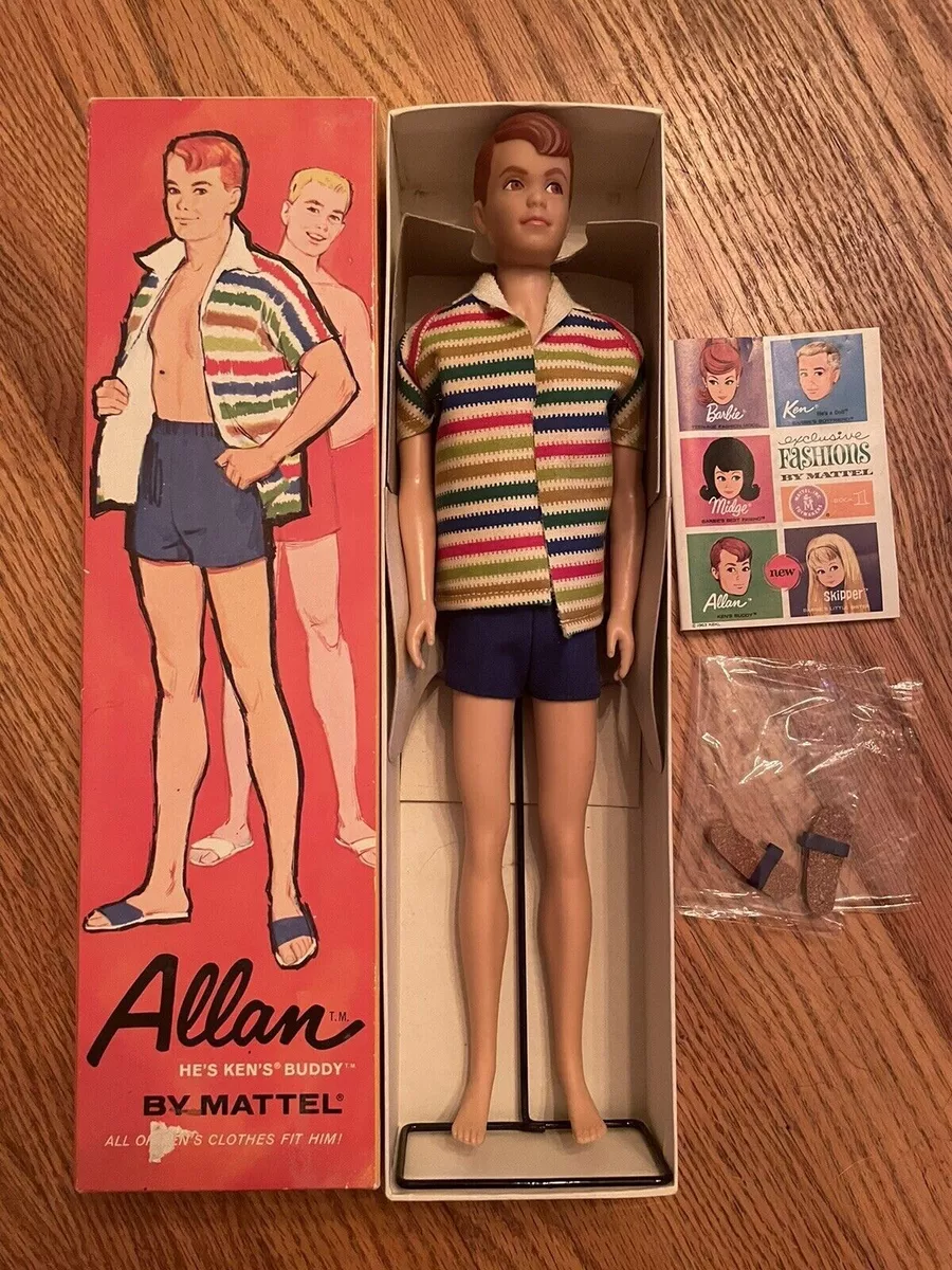 Vintage Alan Doll Allan Doll Ken Dolls Barbie Doll Friend Ken