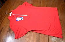 Tailored Sportsman, NEW, Icefil short sleeve sunshirt, Scarlet, Large shirt