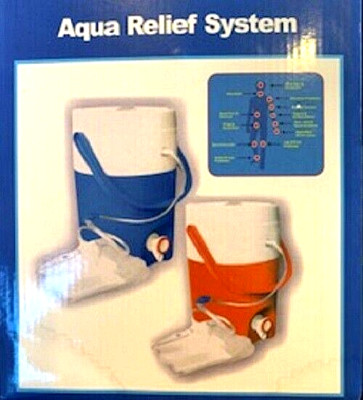 Aqua Relief System Cryotherapy Heat Exchange Cold Therapy Blue