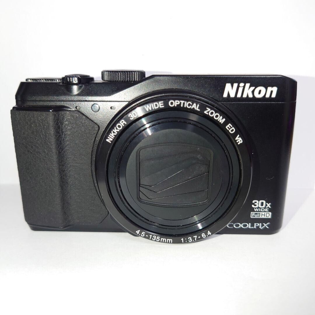 Aantrekkelijk zijn aantrekkelijk gemakkelijk te kwetsen Samenwerking Nikon Coolpix S9900 Digital Camera - Black for sale online | eBay